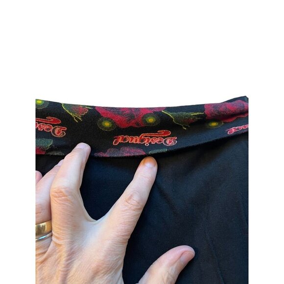 Desigual Y2K Floral Bubble Skirt Black, Pink, Green MEDIUM - Picture 3 of 3